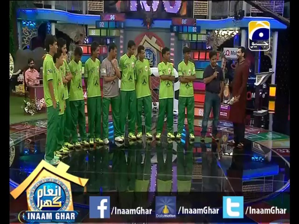 #InaamGhar Ep23-3 Chatt Patt Chatta Chat Safa Chatt Fata Fat, Other Games & Pakistani Football Team 10 April 2014 By @AamirLiaquat