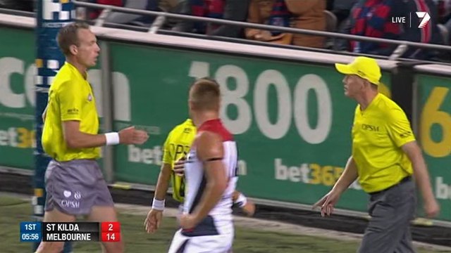 AFL 2014 Round 1 - St Kilda v Melbourne 1st Quarter x264