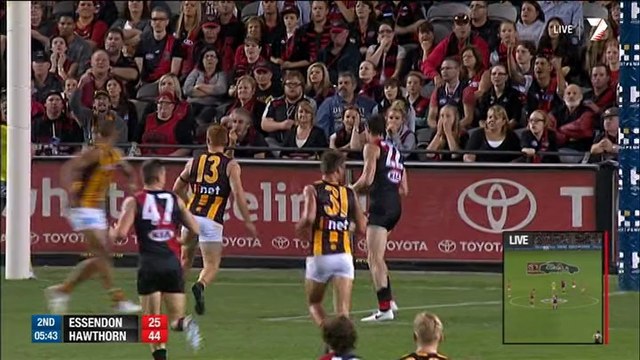 AFL 2014 Round 2 - Essendon v Hawthorn x264 (2nd Quarter)