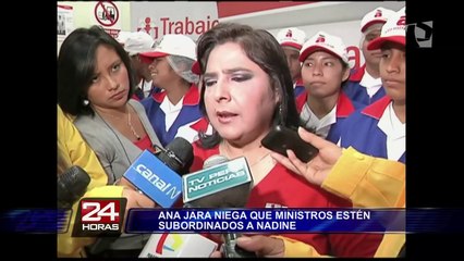 Ana Jara:  en entrevista a Nadine "no hay ningún destape periodístico"