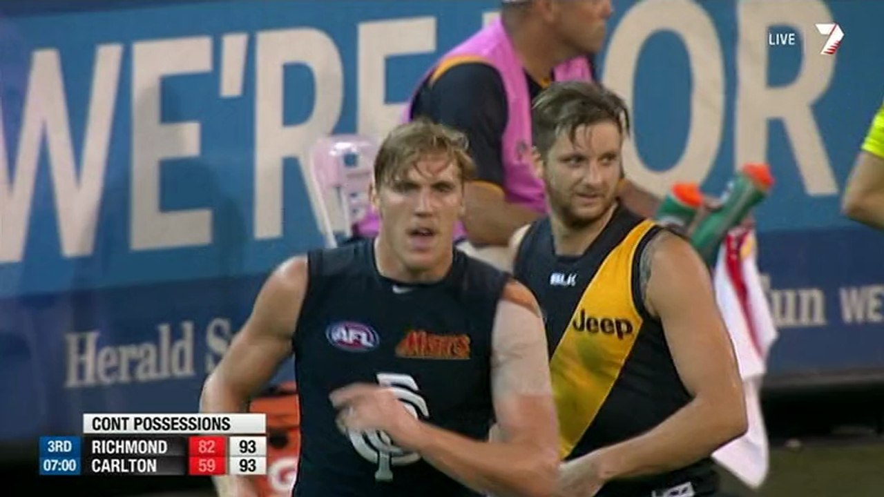 AFL 2014 Round 2 - Richmond v Carlton 3rd Quarter x264