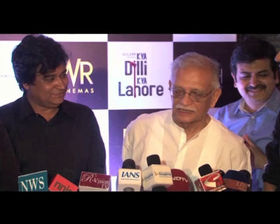 Gulzar at Kya Dilli Kya Lahore premiere