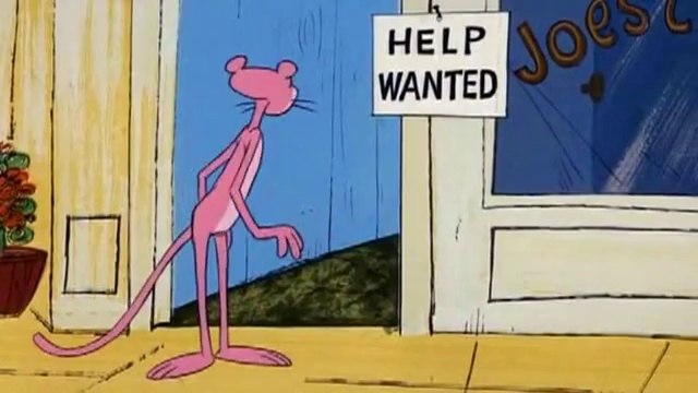 Pink Panther - Pink blue plate