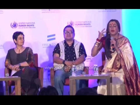 Laxmi Narayan Tripathi,attended a United Nations event in support of the LGBT community
