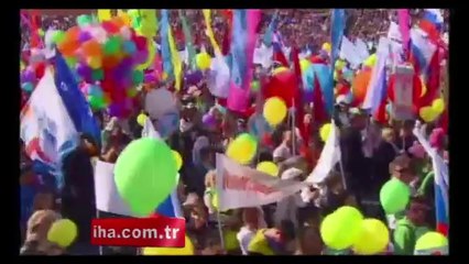 Rusya'da 1 mayıs kutlamaları