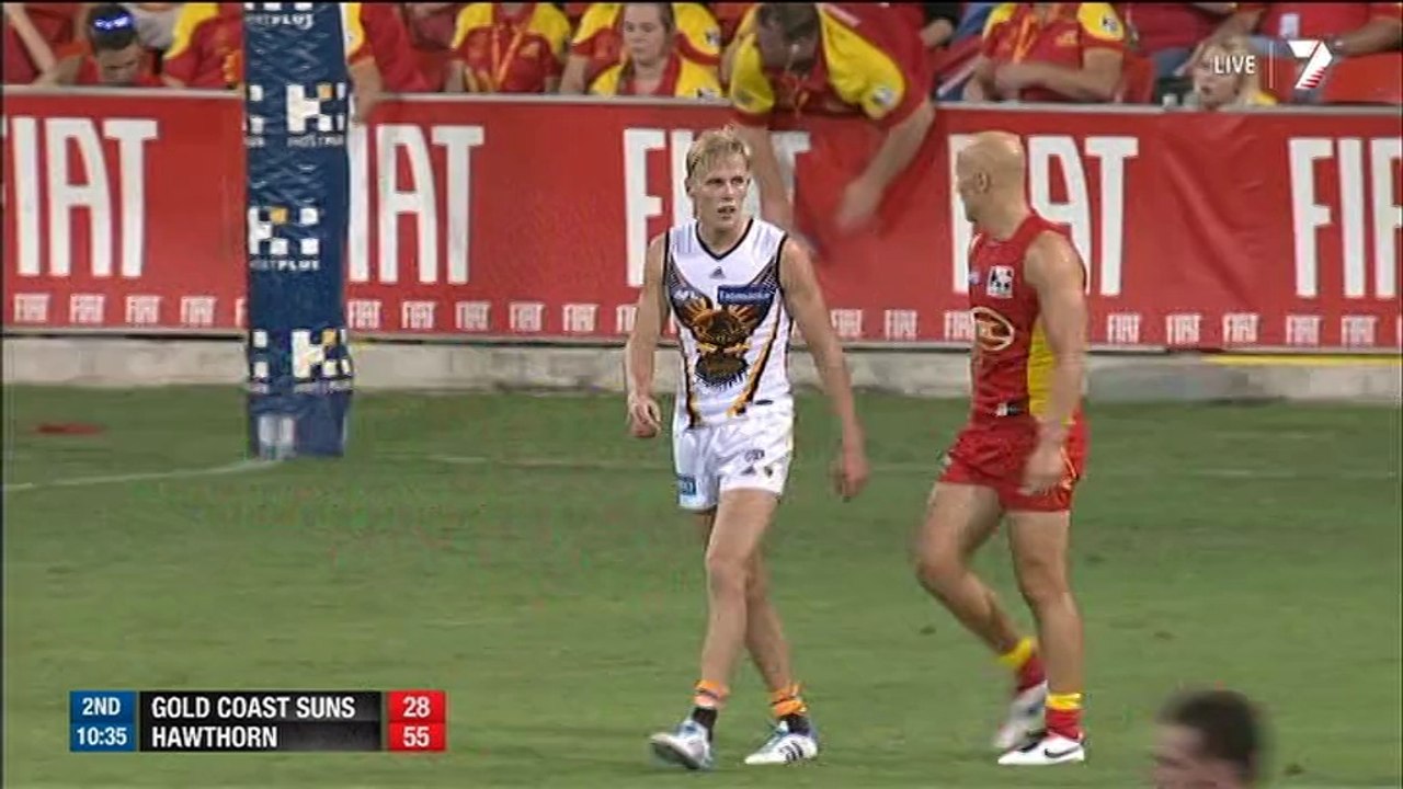 AFL 2014 - Round 4 - Gold Coast v Hawthorn (2nd quarter)