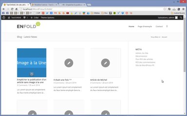 Obliger de mettre une image à la une pour publier un article