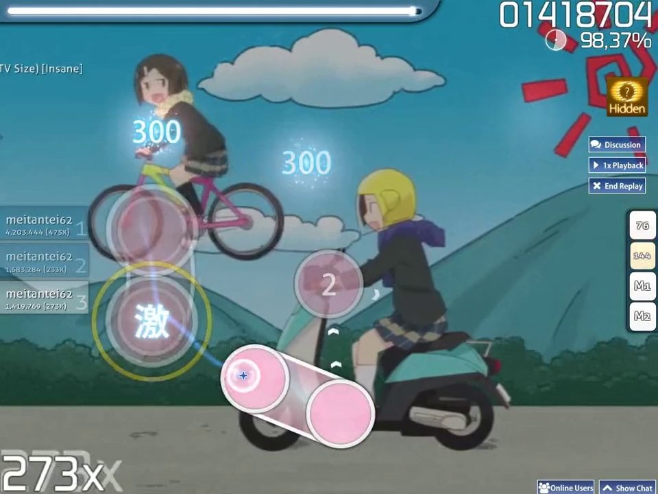 Osu Sakura Trick Won 3 Chu Kissme Insane Hidden Video Dailymotion