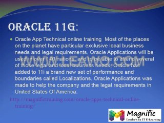 Best  Oracle Application Technical Training  with Placement Assitance
