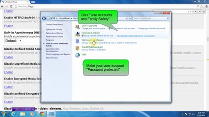 Google Chrome: How to protect saved password from others