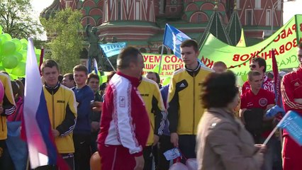 Rússia: 100 mil pessoas reunidas no Dia do Trabalho