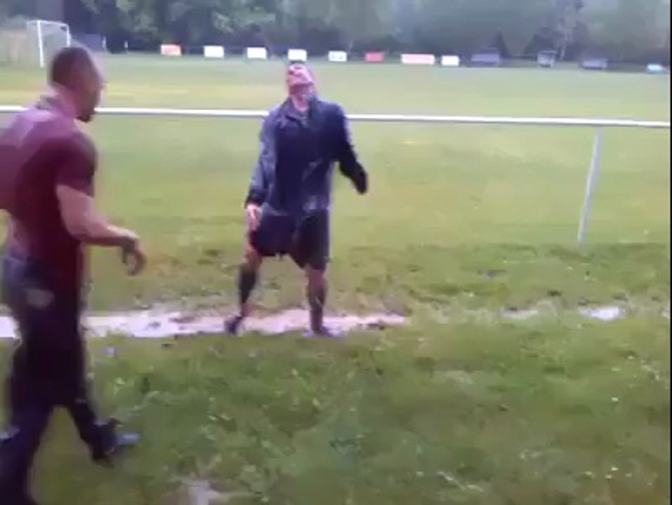 after a boring soccer training