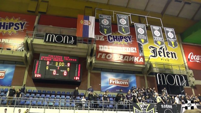 Grobari navijanje | Partizan - Zvezda /Fmp 30.04.2014