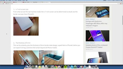 NEW Apple iPhone 6 LEAKED!