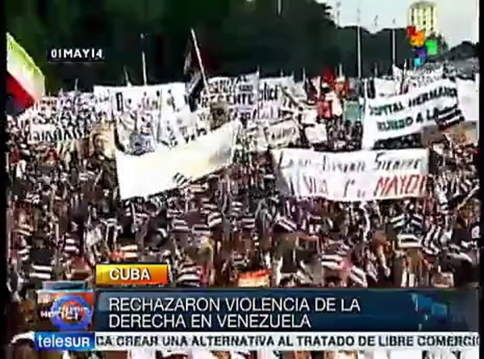 Solidaridad de trabajadores cubanos con la Revolución bolivariana