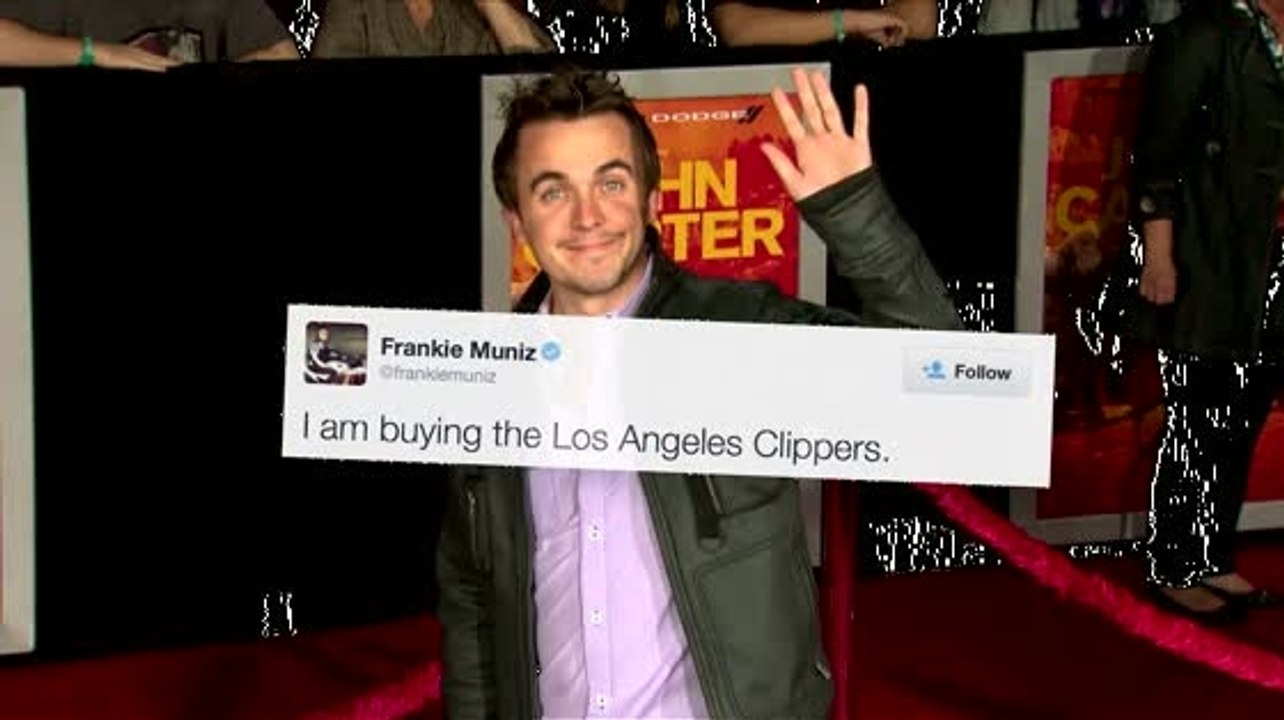 Frankie Muniz Dreams of Buying Los Angeles Clippers