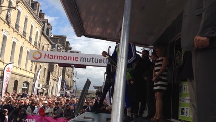 L'arrivée du tour de Bretagne