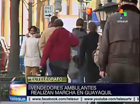 Ecuador: obreros autónomos marchan por su inclusión en Código laboral