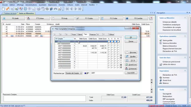 Tutoriel La saisie au kilomètre sur EBP Comptabilité V18