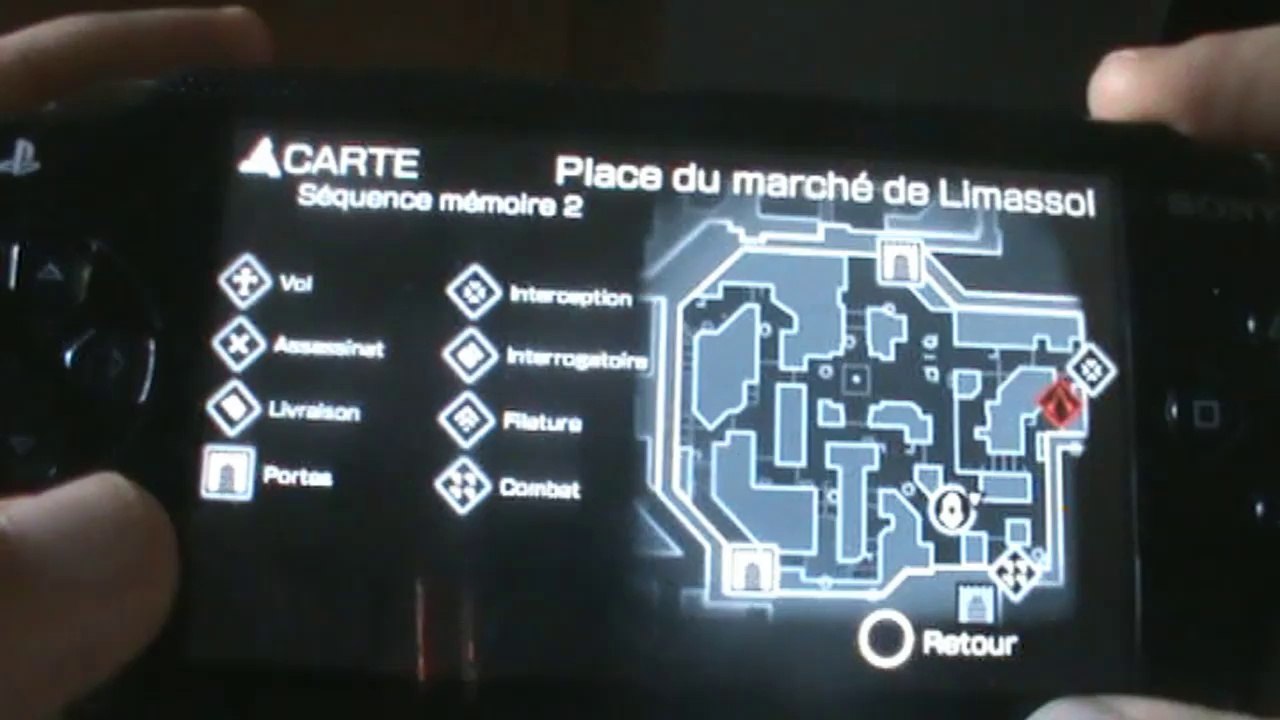 Test de Assasin's creed bloodline sur Psp