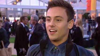 Tom Daley talks about his relationship at London gig