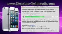 Evasion 1.0.8 presse IOS 7.1 Untethered Jailbreak iPhone 5 , 5s , 5c, 4/4G 4S, iPod Touch , iPad 2/3 , l'iPhone 4S / 4