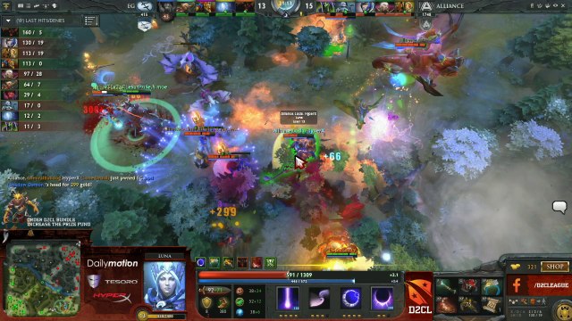The Alliance vs Evil Geniuses Game 2 - Dota 2 Champions League - @TobiWanDOTA & Clairvoyance