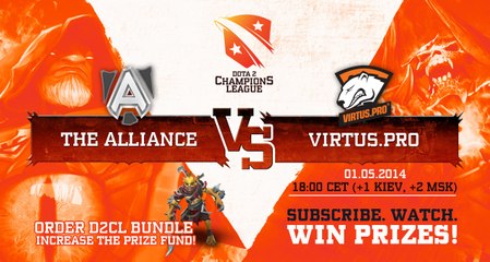 The Alliance vs VirtusPro Game 1 - Dota 2 Champions League - @TobiWanDOTA