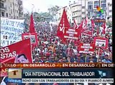 Caracas es testigo de la unión entre trabajadores y la Revolución