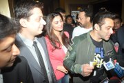 Bollywood Stars at Movie 'Jai Ho' Screening Salman Khan Ritesh Deshmukh Genelia