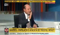 Basescu despre presa ostila ca amenintare la siguranta nationala sub pretextul 