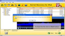 Recover Deleted Files  and Folders from iPod Data - Kernel Recovery for iPod
