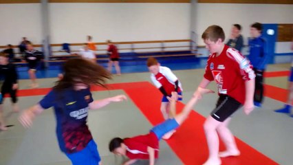 Stage U11 U13 Salle de judo 2