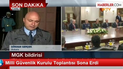 Milli Güvenlik Kurulu Toplantısı Sona Erdi