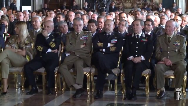 Roma - La celebrazione del 69° Anniversario della Liberazione al Quirinale (25.04.14)