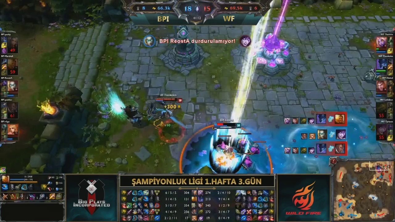 Yaz Mevsimi Şampiyonluk Ligi 1. Hafta En İyi 5 Hareket