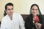 Dunya News - Veena Malik declared Asad is Prince of Dreams, Departing in-Laws with Police Protocol, Assad and Veena will also Welcome in a Traditional Manner.