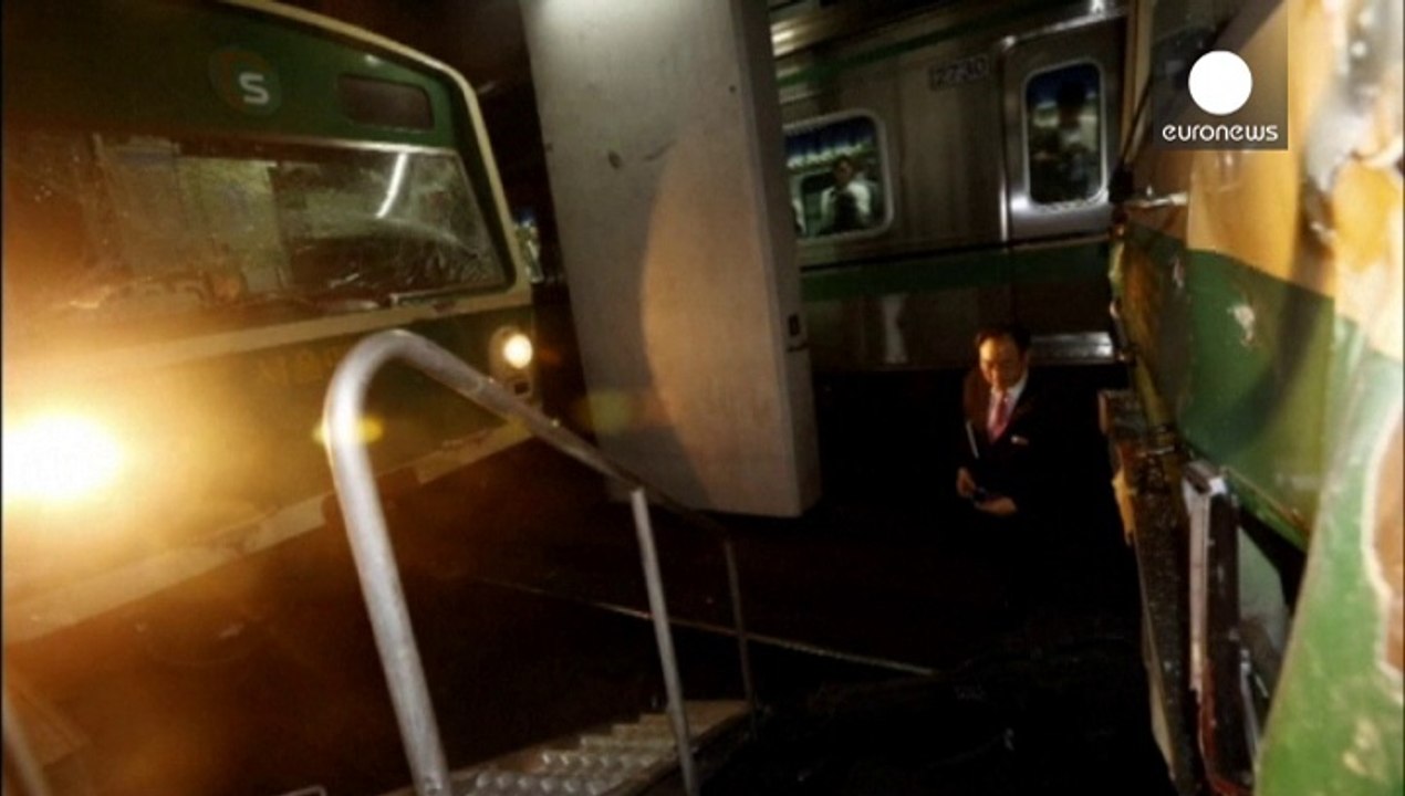 Dozens injured in subway crash in South Korean capital Seoul