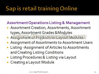 Sap Is Retail Training Online