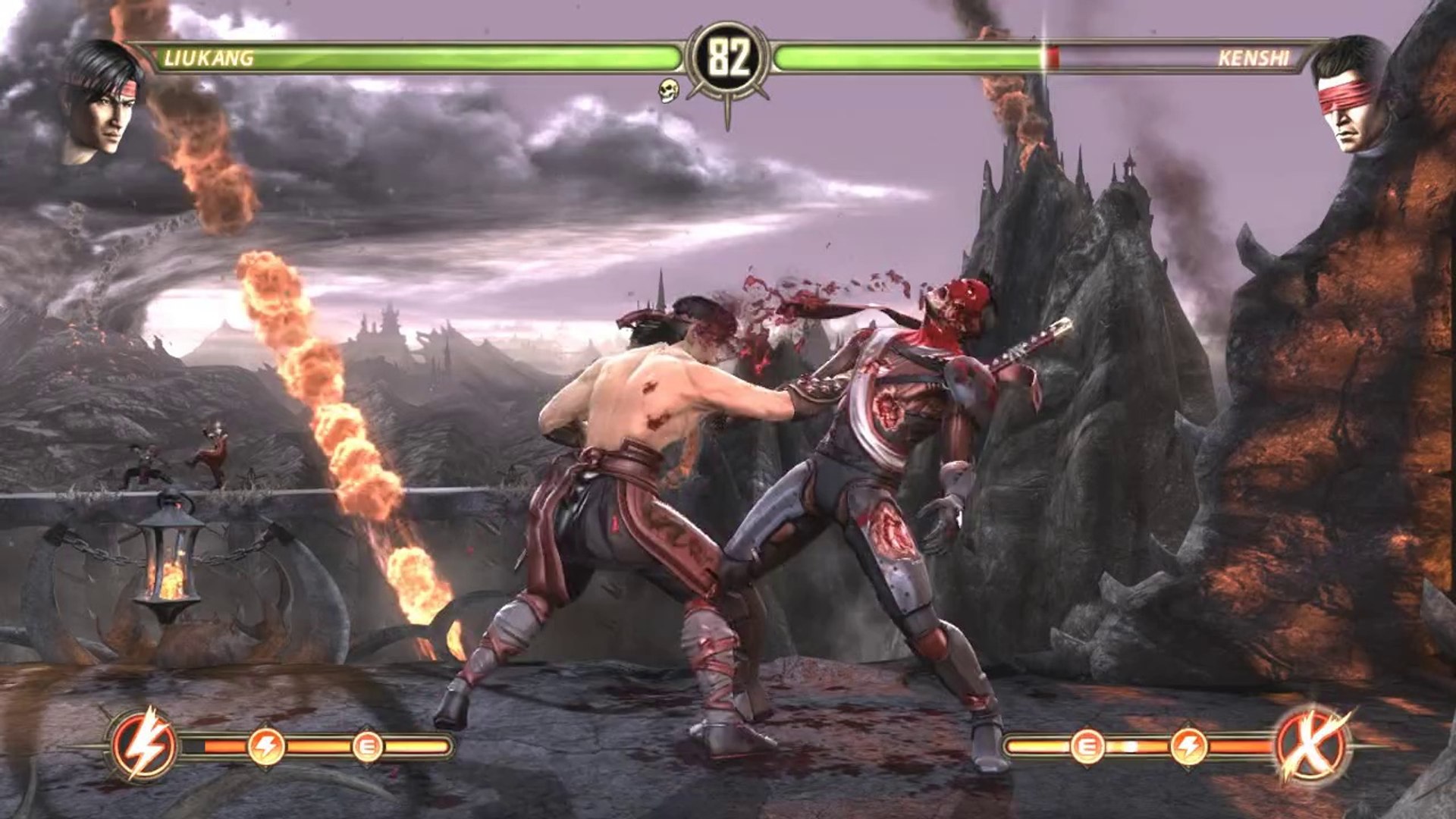 Mortal Kombat Komplete Edition. Liu Kang vs Kenshi