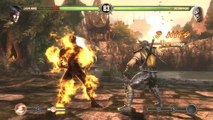 Mortal Kombat Komplete Edition. Liu Kang vs Scorpion