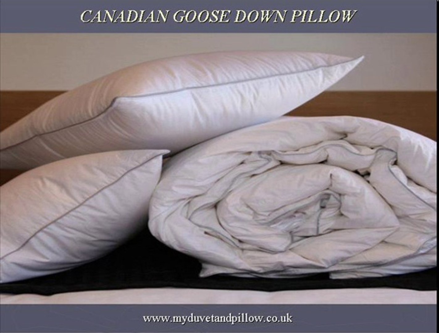 Canadian Goose Down Duvet And Pillow Video Dailymotion
