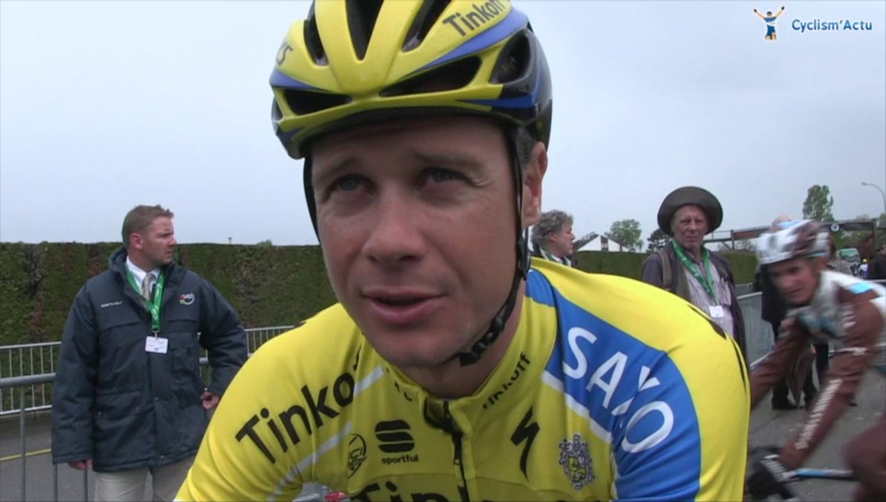 Nicolas Roche au départ de la 3e étape du Tour de Romandie 2014