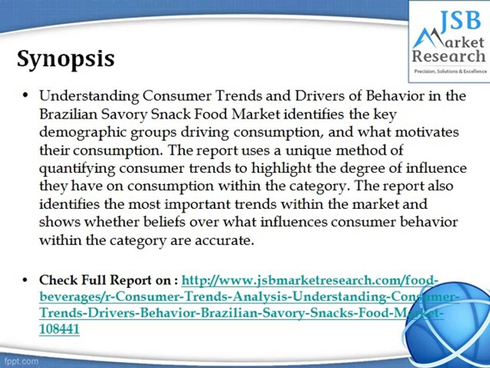 Consumer Trends Analysis - Understanding Consumer Trends and Drivers of Behavior in the Brazilian Savory Snacks Food Market
