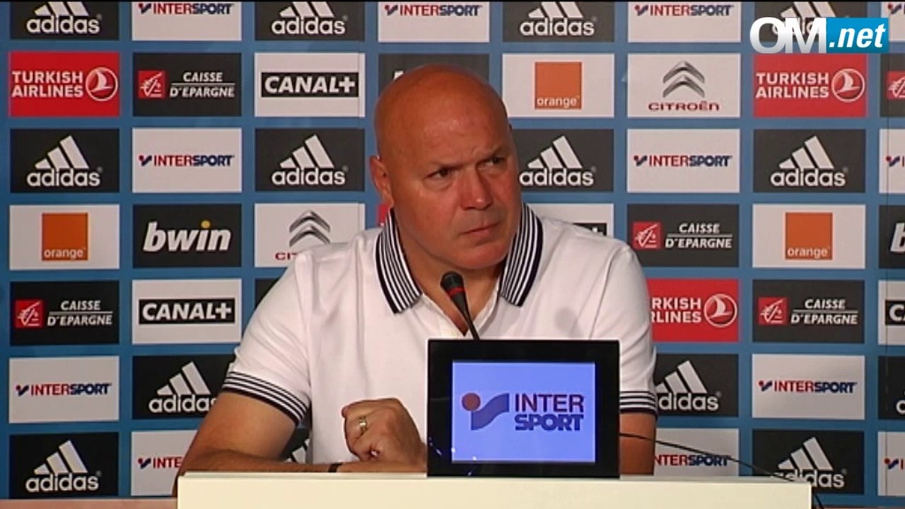 OM-Lyon : José Anigo face à la presse