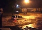 Car Swept Away in Pensacola Flood