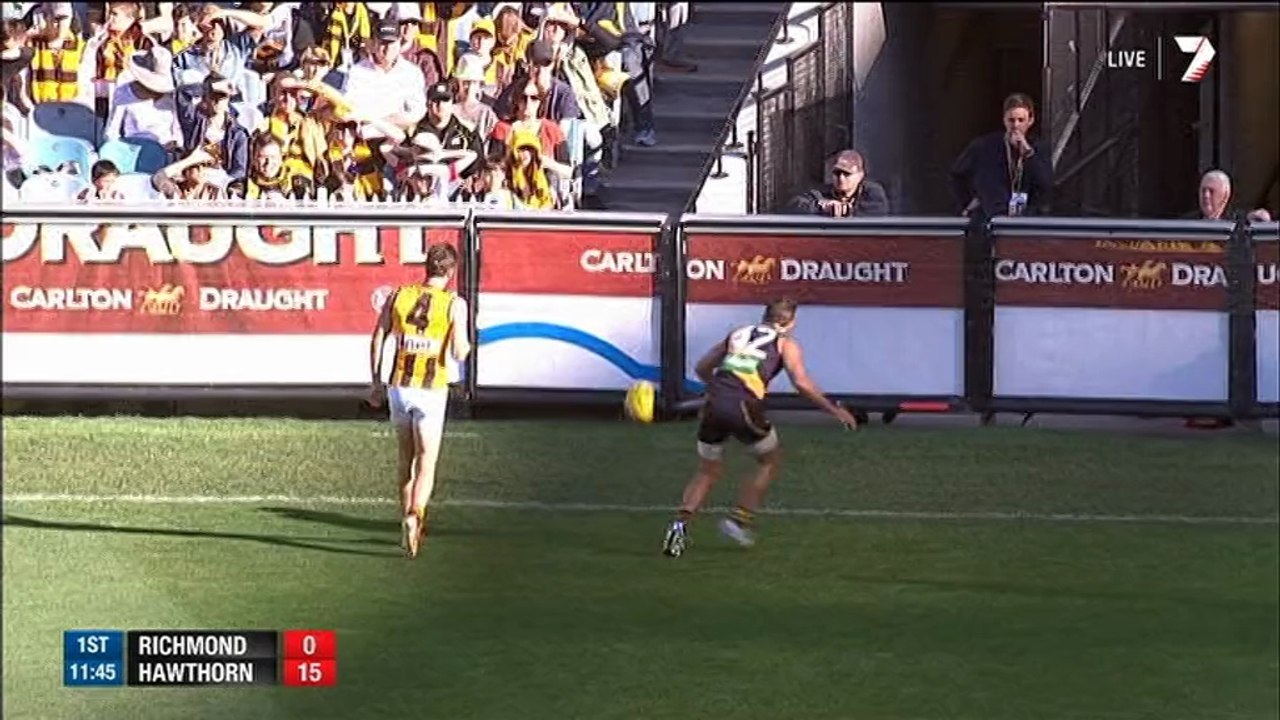 AFL 2014 Round 6 - Richmond v Hawthorn x264 (1st Quarter)