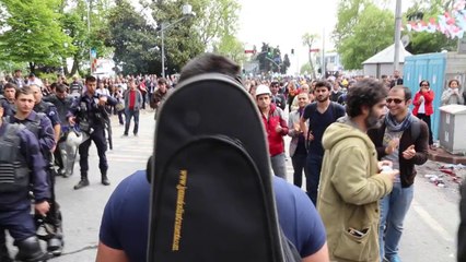 1 Mayıs'ta Beşiktaş'ta saksafon Taksim'de engelli konuştu