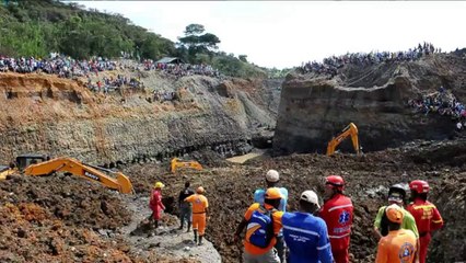 Download Video: Sigue rescate de mineros sepultados en Colombia