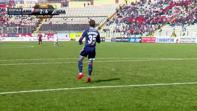 Амкар - ЦСКА 28 тур ЧР 2014 1 тайм